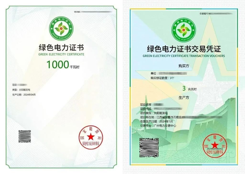 绿水青山绿证实物